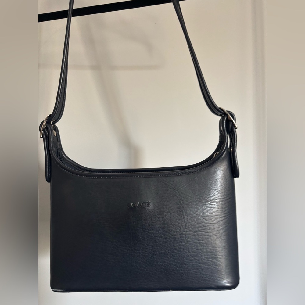 Coach Dark Blue Leather Bag